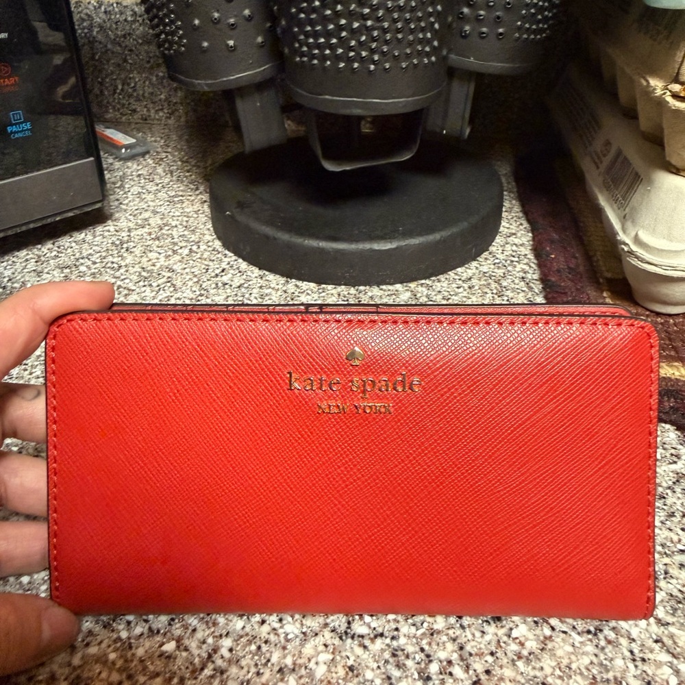 Kate Spade Vibrant Red Clutch